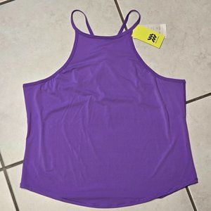All in Motion Womens Sprint Free High Neck Athletic Tank Top, Purple